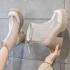 2025 New Women's Fashion Boots Mesh Hollow Breathable Zipper High-heeled Short Boots Summer Thin Section of The Short Cold Boots