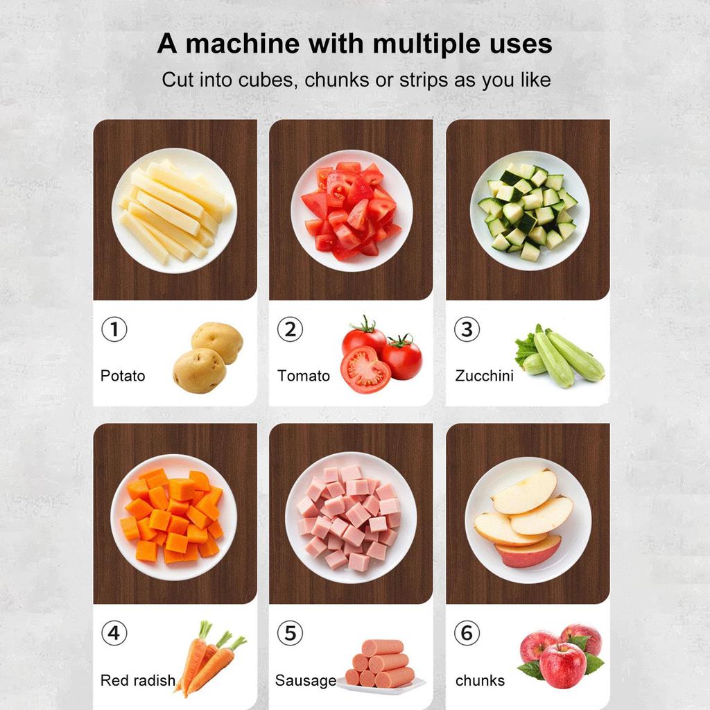 Vegetable Chopper 4-in-1 Manual Multifunctional Cutter with Container Chopper Vegetable Cutter for Ginger Onion Carrot Tomato