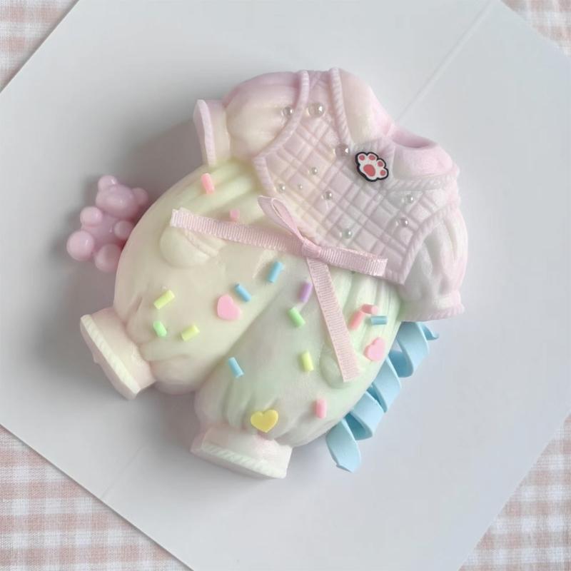 Food Grade Silicone Mold Soft Clothing Mould Baby Clothes Casting Mold Waterproof Making Mould for DIY Accessory