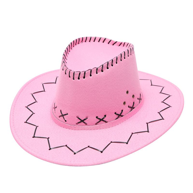 Western cowboy hat men's summer outdoor visor grassland Mongolian hat knight hat travel hat stage prop hat women