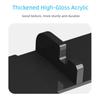 Acrylic Gaming Stand Holder For Remote Player Devices Secure Double Slot Base Compatibility With Tablets And Keypanel