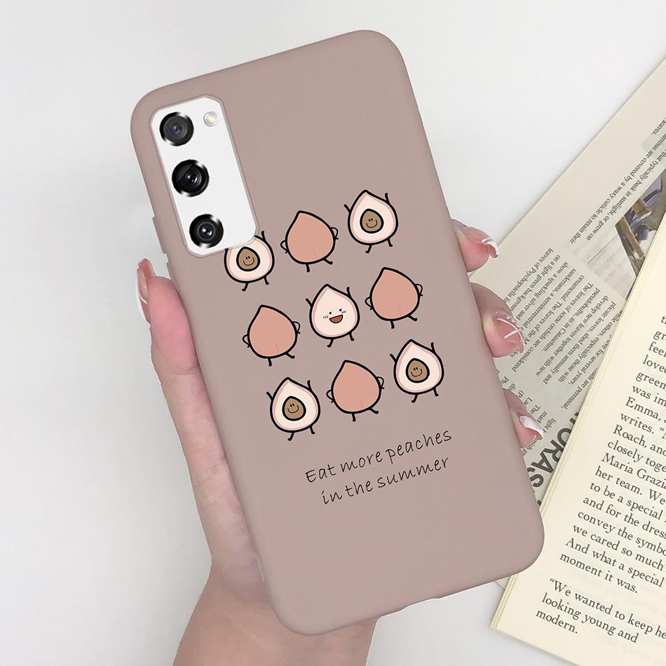 Case for Fundas Samsung Galaxy S20 FE S 20 FE S20FE Case Samsung S20 FE Phone Silicone Flower Cute Soft Back Cover Cases Bumper