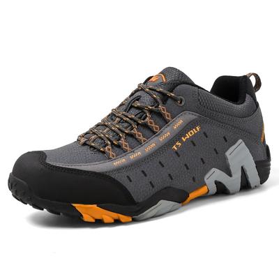 Men Outdoor Climbing Shoes Genuine Leather Waterproof Breathable Hunting Trekking Shoes Sport Climbing Hiking Sneakers