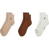 Jordan Ankle Socks Unisex 3 Pack Mixed Color DX9655-910
