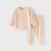 Unisex Baby Two-Piece Autumn Top & Trousers Set - Infant Home Wear