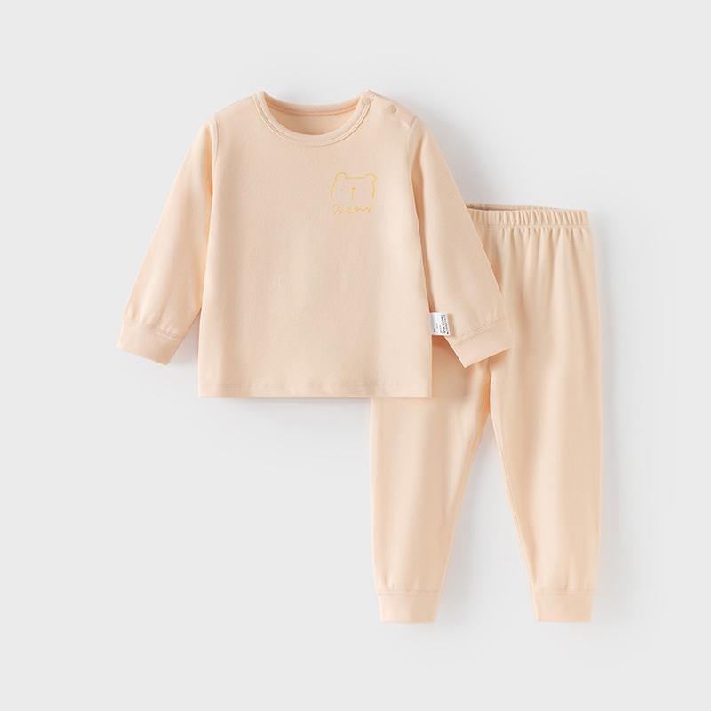 Unisex Baby Two-Piece Autumn Top & Trousers Set - Infant Home Wear