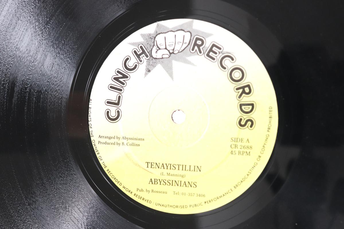 12inch Record ABYSSINIANS  TOMMY MCCOOK  Tenayistillin  Mandella CR2688 Clinch Records 1974 Jamaica Reggae Ska  Dub Used