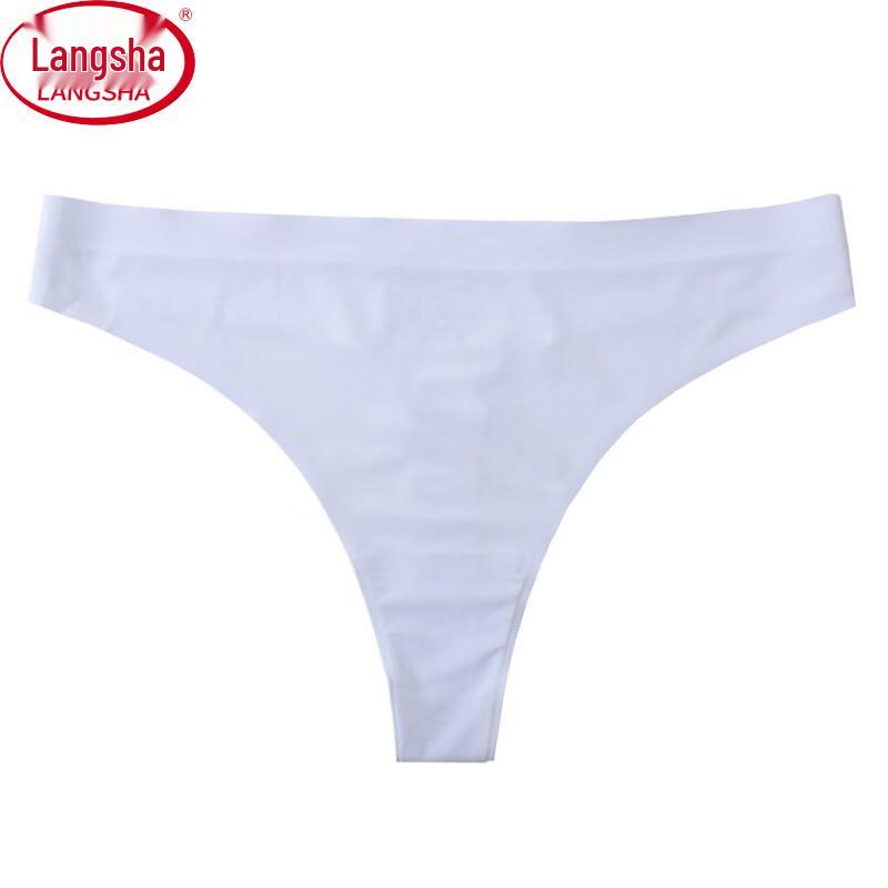 

Женские бесшовные стринги Langsha из ледяного шелка с низкой посадкой XL (110-140 jin)