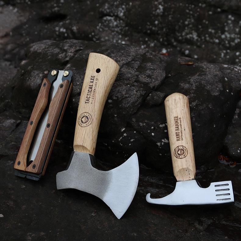 Hochwertiger Multifunktionaler Kleiner Handhammer Outdoor Camping Praktisch Selbstverteidigung Mini Feuer Mehrzweck Handwerkzeug