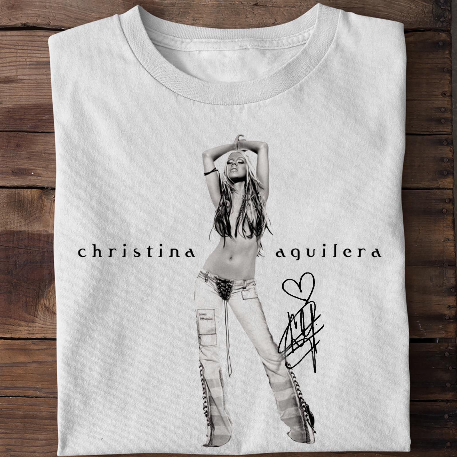 New Christina Aguilera Gift For Fan White S-2345XL Men Tee shirt Unisex T-Shirt S