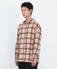 MINAV Flannel Over Check Shirt [Coral Beige]