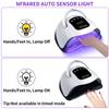 X19Max Manicure Light, High-Power 320W Nail Baking Light, Quick-Drying Nail Polish Glue Led Phototherapy Machine Manicure Light