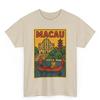 Macau T-Shirt: Retro Comic Style Kulturelle Fusion Grafik T-Shirt