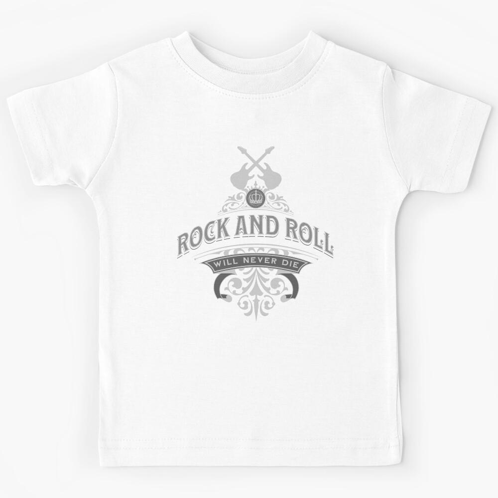 Rock and Roll Vintage Art Kids T-Shirt 160