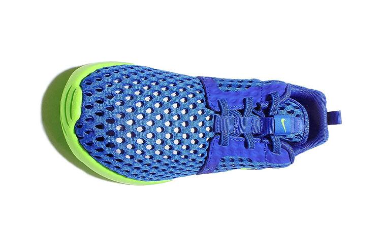 Nike Roshe One Low top Kids' Running Shoes Fluorescent Blue Green Children Aged 3 7 Years Old 819690-404