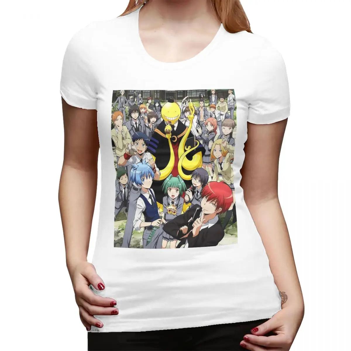 

Assassination Classroom Octopus Koro Sensei TShirt for Women ONeck Streetwear T Shirts Womens Tees Short Summer Clothes Tops S
