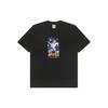 T-Shirts Men's Black Crew Neck Moderate Straight Fit AAPTEM9573XXI-BKX