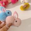 Rabbit Plush Hairpin Soft Hair Clip Sweet Bunny Hair Clip  Party