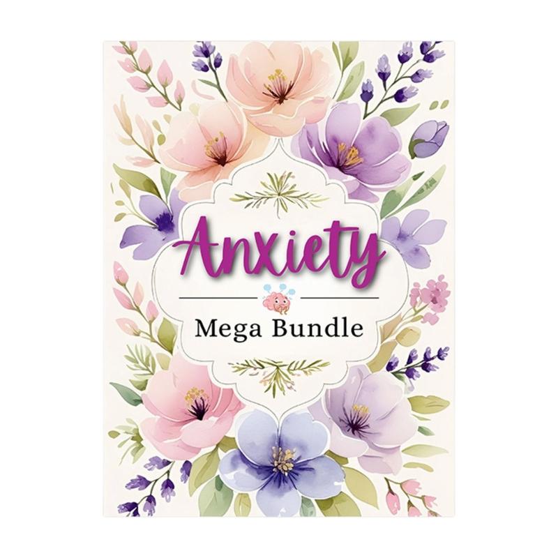 

Guided Writing Notebook For Anxiety Reduction Bleed Resistant Pages Compact Travel Size Mental Health Selves Care Tool 1