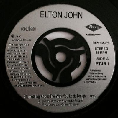7-Zoll-Schallplatte ELTON JOHN - Something About The Way You Look To PTJB1 The Rocket Reco 1997 UK Rock Used