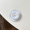 Magnetic Back Sticker Button Solid Color Bow Mobile Phone Airbag Bracket Niche Retractable Desktop Bracket Stable Creative