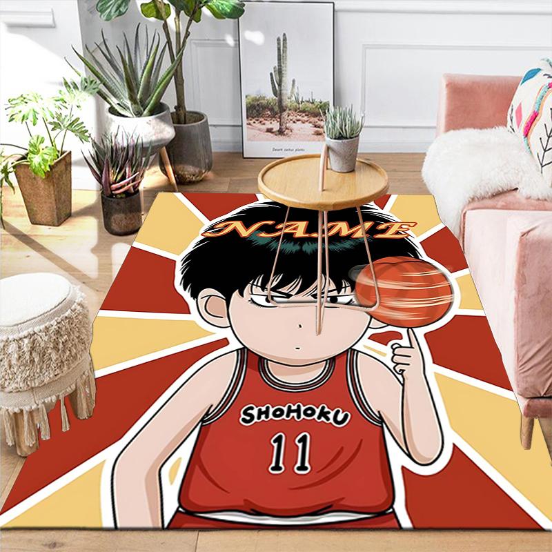 Custom 1Pc Basketball Stars Rug Office Carpet Indoor Outdoor Entrance Doormat Nonslip Soft And Comfortable Living Room D2915325