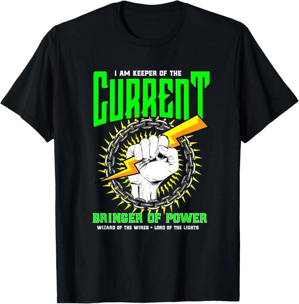Funny Electrician Gift Electrical Engineer Lineman T-Shirt XXXXL