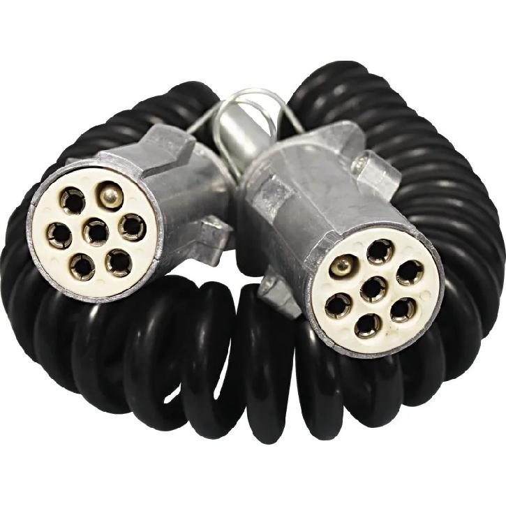 24V Male Female 7 Pin Waterproof Power Connector Truck Trailer Accessories Heavy Duty Plug
