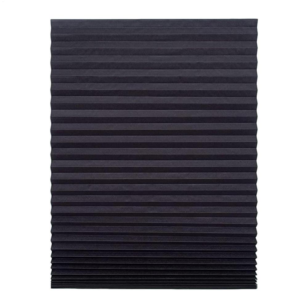 Самоклеящаяся плиссированная штора-занавеска из нетканого материала, складная штора, блокирующая свет, без шнура, для спальни, гостиной