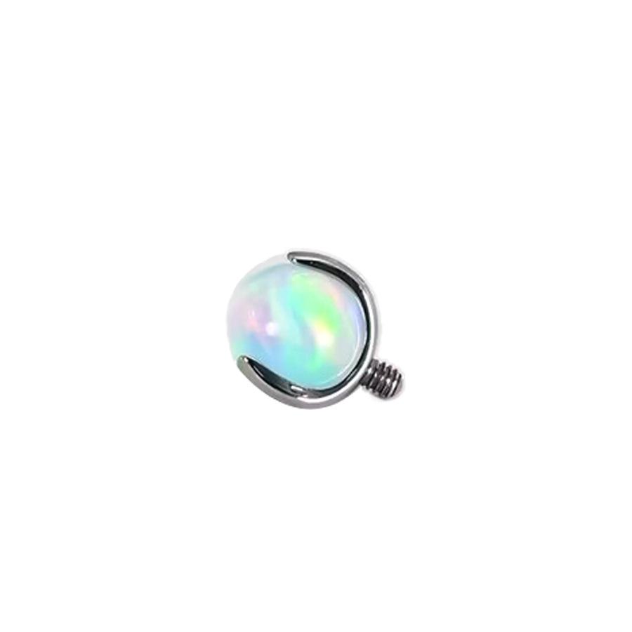 G23 Titanium Aurora Jelly Opal Stud for Ear, Lip, Tongue, and Cartilage Piercings