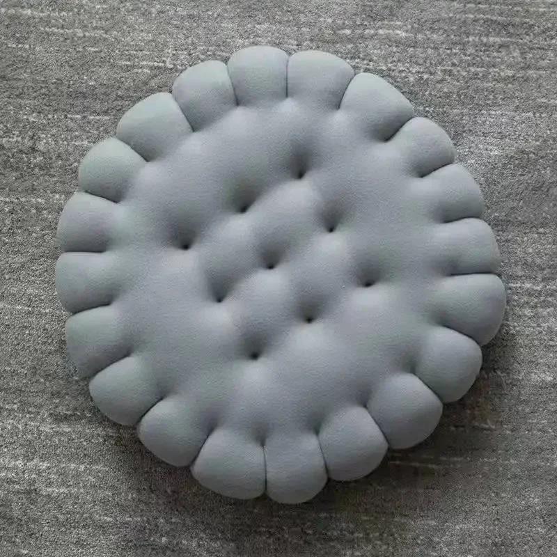 Inventive Thickened Biscuit Office Chair Cushion Lovely Living Room Space Bedroom Space Decorative Throw Pillows Sofa Back Cushion Tatami Pad