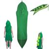 Falei Festival Vegetable Cos Stage Costume For Halloween Party Cosplay Food Pea Roleplay Outfit