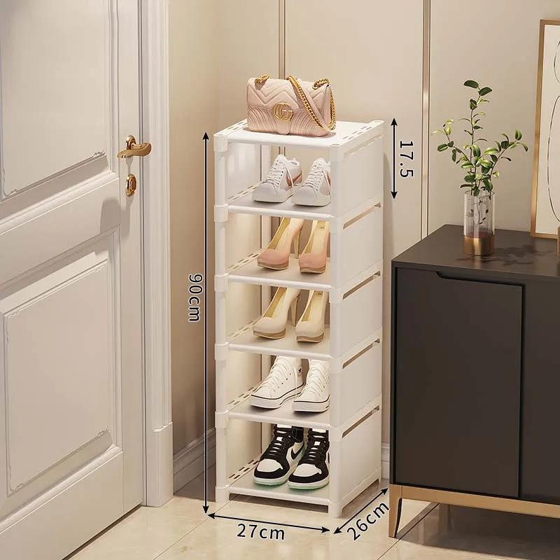 Adjustable Shoe Rack Storage Organizer Shoe Hanger Shoe Cabinets Space Saving Sneakers Organizer for Wall Corner Shoes Shelf