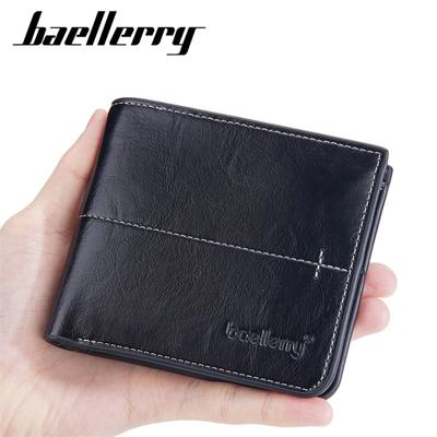 Erkek Kısa Cüzdanlar Basit Tasarım Vintage Bifold Cüzdan Fermuarlı Çanta Moda Kartvizitlik GZW