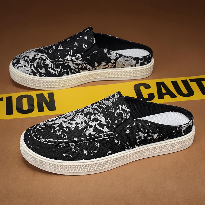 Модная мужская повседневная обувь из парусины — фото 7