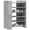 VidaXL Shoe Cabinet Concrete Grey 74.5x37.5x100 Cm, Shoe Storage, Shoe Storage Cabinet, 848433