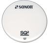 SONOR 22-inch White Bass Drum Head with SQ2 Logo (SN-BP22WL)