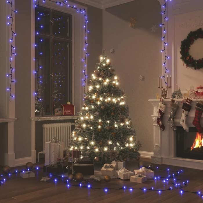 VidaXL Guirlande LED avec 600 LED Guirlande Lumineuse Décoration de Fête Ornement de Noël Salle de Séjour Salon Intérieur 343215