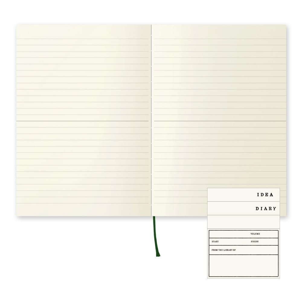 DESIGNPHIL MIDORI MD Horizontal Ruled Notebook 15294006 Notebook, A5, + Cover,