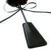 Feather Teaser Faux Leather Paddle 2-in-1 BDSM Sensation Tool for Couples' Roleplay Soft Turkey Feathers Firm Dual Sided Slapper