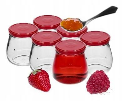 Jam Jars with Lids, 6 Pcs, 500 Ml