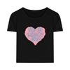 Short Sleeve T-Shirt Women's Summer New Ins Trendy Sweet Spice Girl Printed Design Sense Short Slim Student Top
