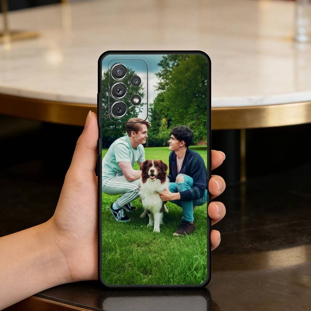 New H-Heartstopper M-Movie Phone Case For Samsung Galaxy A73,A72,A71,A70,A53,A52,A51,Soft Silicone Black Cover