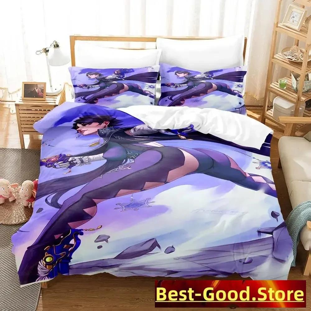 Bayonetta Bedding Set Single Twin Full Queen King Size Bed Set Adult Kid Bedroom Duvetcover Sets Anime Parure De Lit Bed