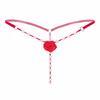 Sexy G-string T Panties Female Underwear Lace Thongs Women's Pants Sexy Pearl Panties Erotic  Women Crotchless Panties Plus Size