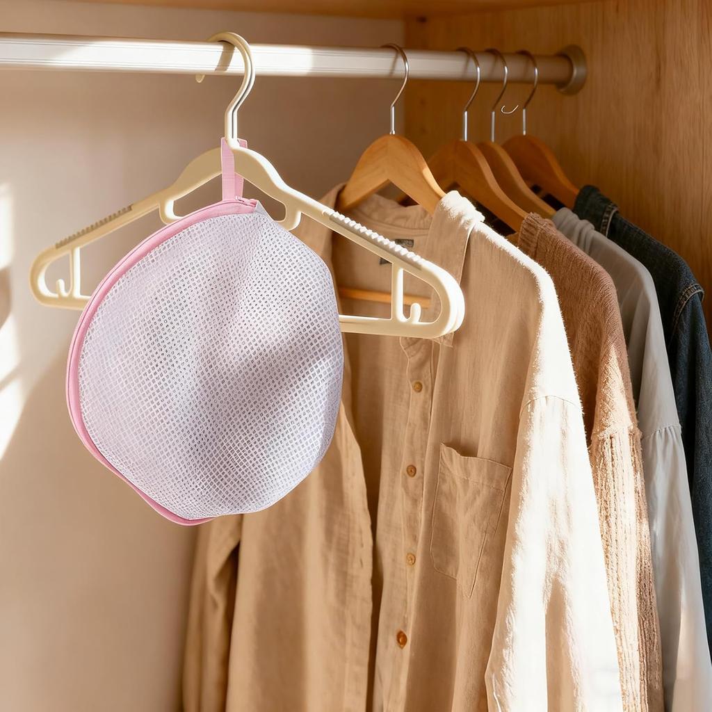 3 PCS Bra Washing Bags, Women Lingerie Bags Wash Large Bra Washing Bag Mesh Bras Washing Bag with Zipper for Laundry Machine Women Delicates