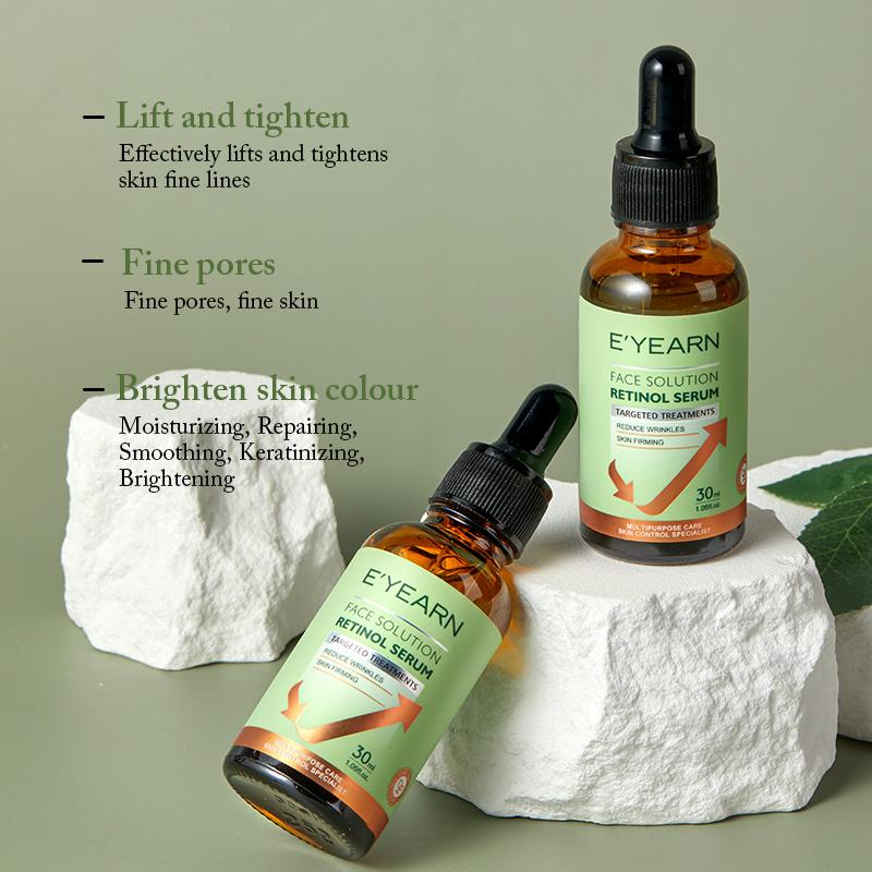 Retinol Wrinkle Face Serum Hyaluronic Acid Pore Shrink Moisturizing Lifting Facial Essence Skin Care Products Beauty