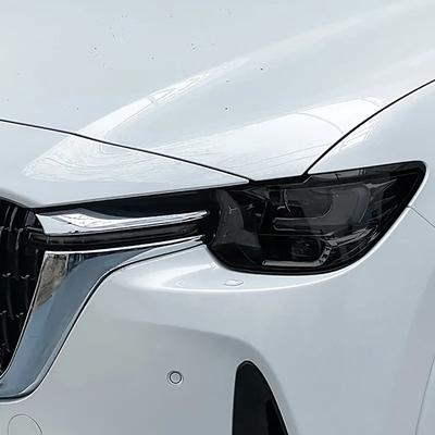 For MAZDA CX-60 2024 Car Headlight Protective Film Front Lamp Vinyl Restoration Transparent Black TPU