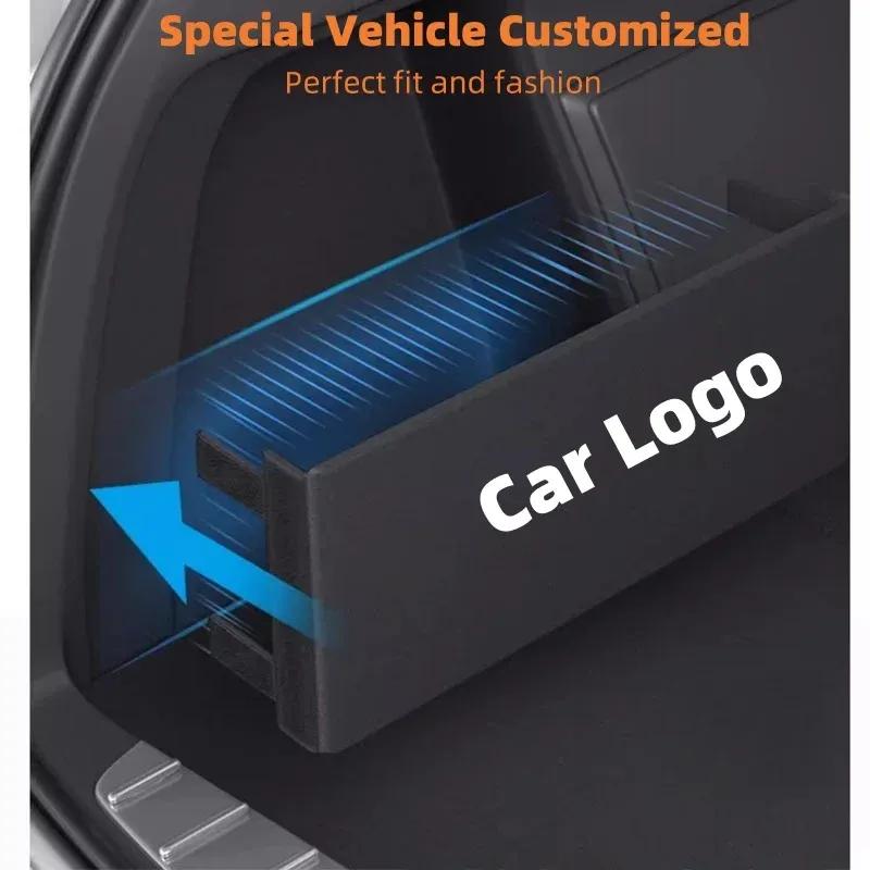 1pc For Leapmotor C10 2024 2025Rear Spare Compartment Partition Rear Trunk Storage Box Extreme Interior Modification Accessories