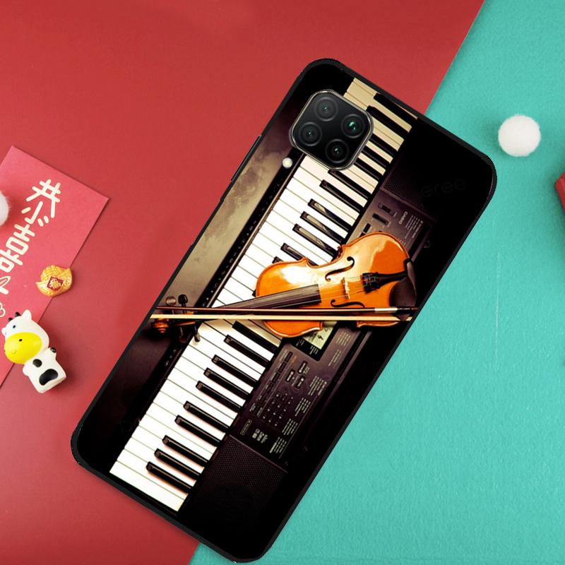 

Violin Piano Case For Huawei P20 P30 P40 Lite Nova 11 Pro 9 10 SE 3i 7i 11i 5T Y60 Y61 Y90 Y91 Y70 Cover P Smart Z
